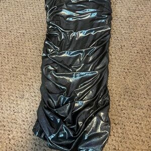 Elegant Black Ruched dress